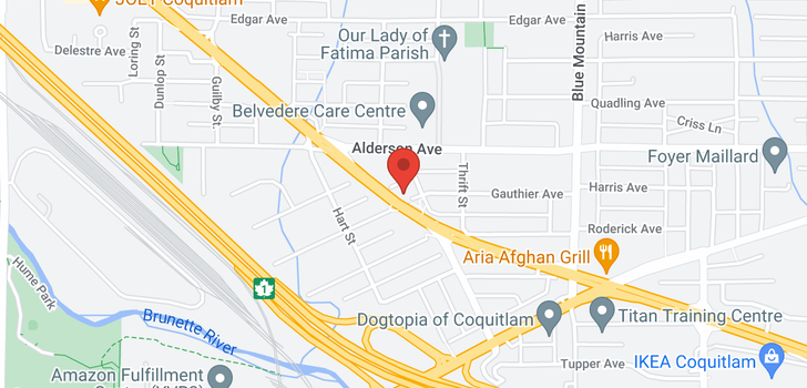 map of 103 721 GAUTHIER AVENUE